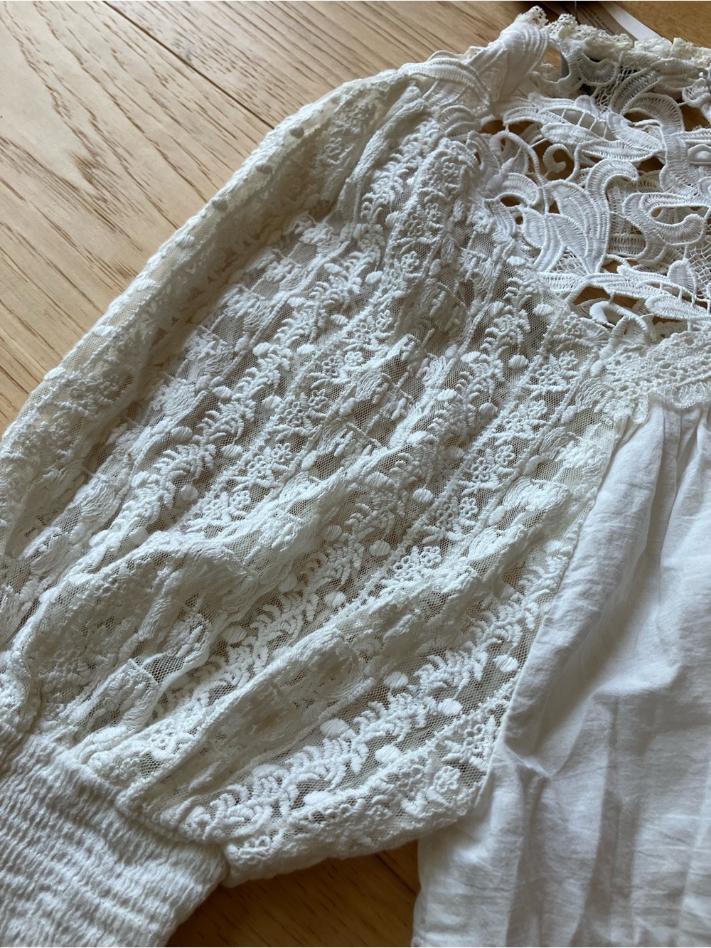 Anthropologie conditions Apply lace blouse, NWT, small - Picture 6 of 7